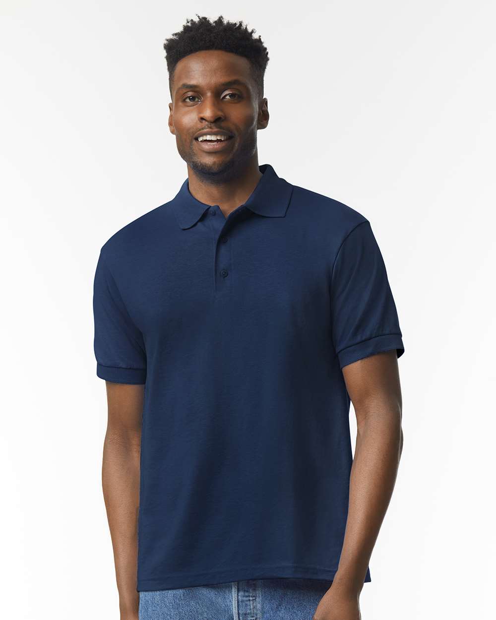 Gildan Unisex DryBlend Moisture-Wicking Jersey Polo Shirt for Comfort