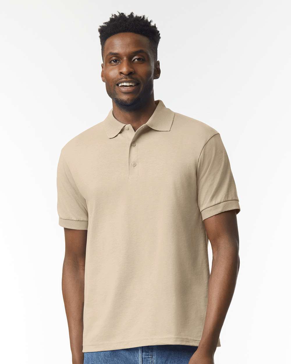 Gildan Unisex DryBlend Moisture-Wicking Jersey Polo Shirt for Comfort