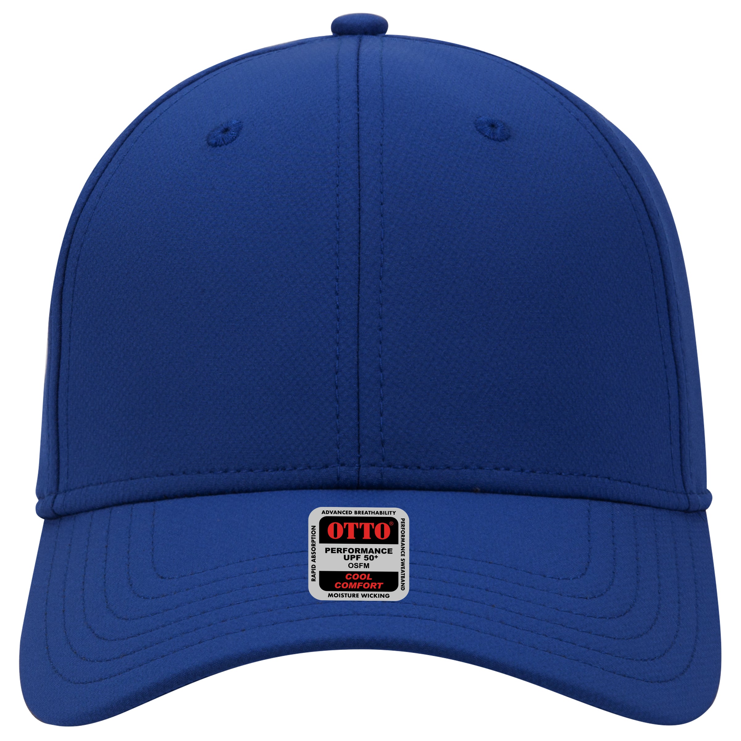 OTTO UPF50+ 6-Panel Low Profile Baseball Cap - Stretch Performance