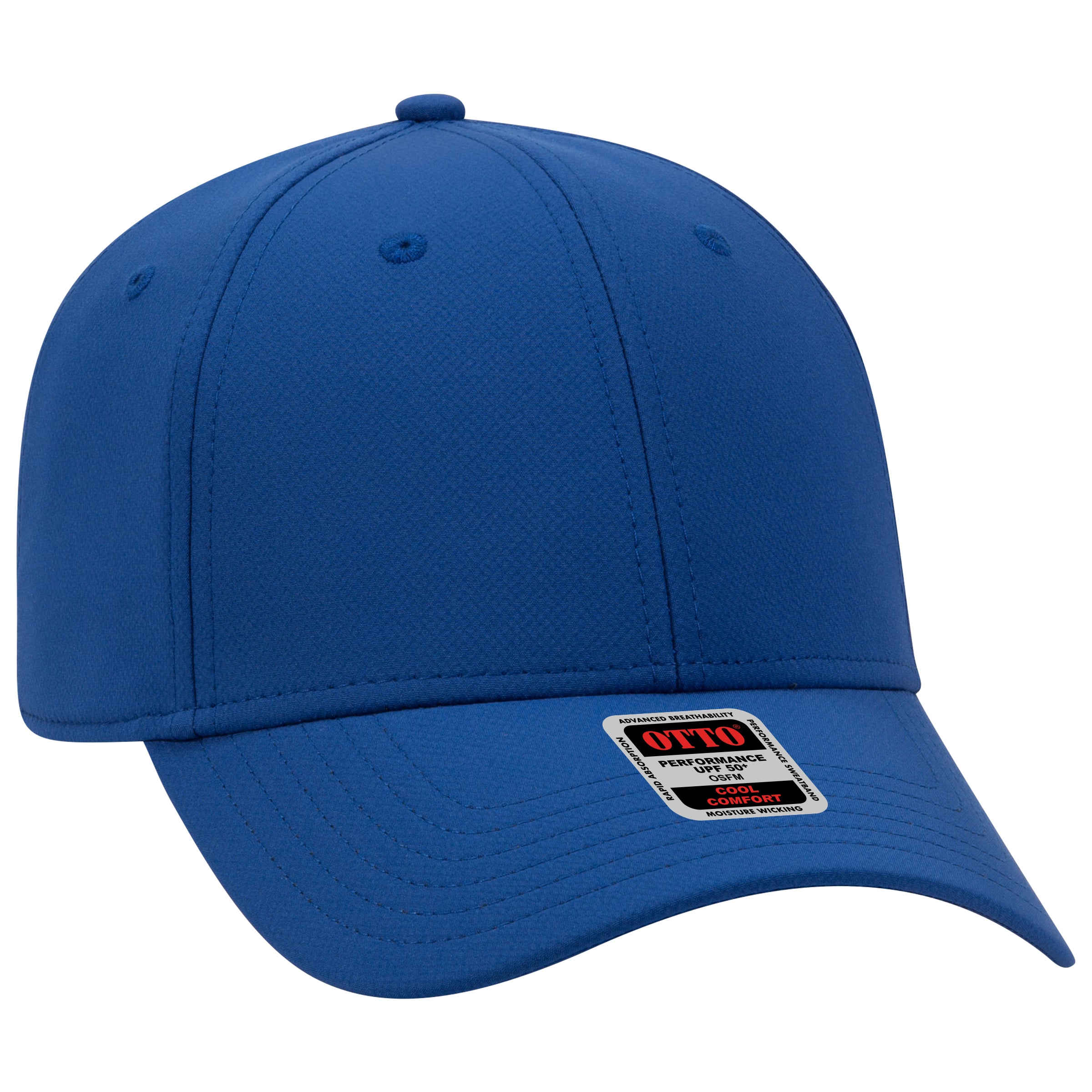 OTTO UPF50+ 6-Panel Low Profile Baseball Cap - Stretch Performance