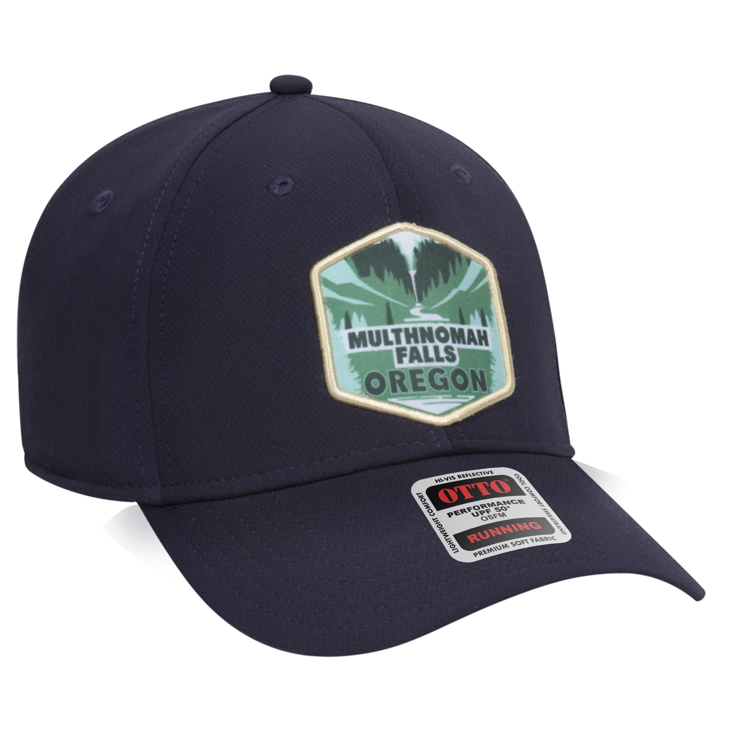 OTTO UPF50+ 6-Panel Low Profile Baseball Cap - Stretch Performance