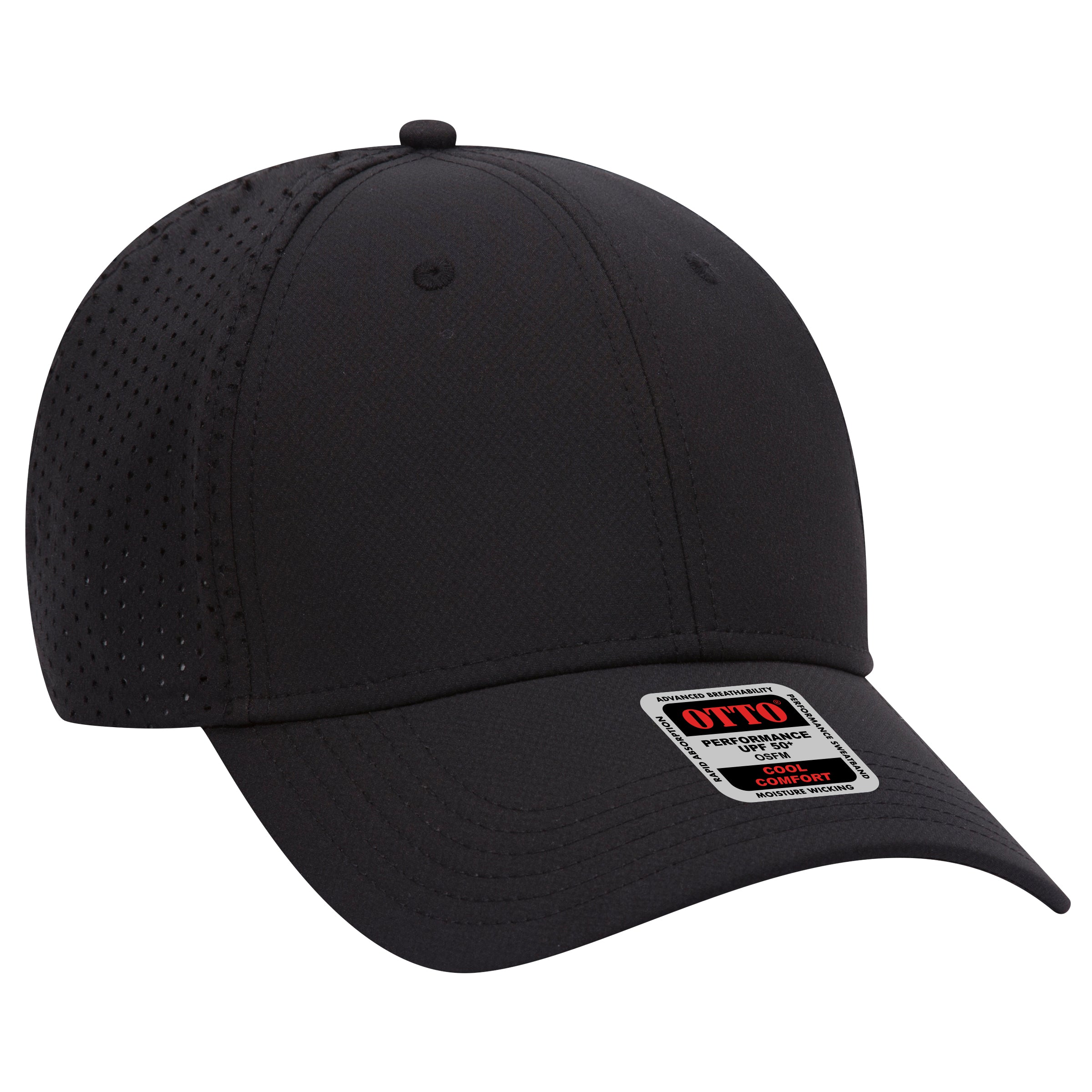 OTTO 6-Panel Low Profile Baseball Cap UPF 50 Performance