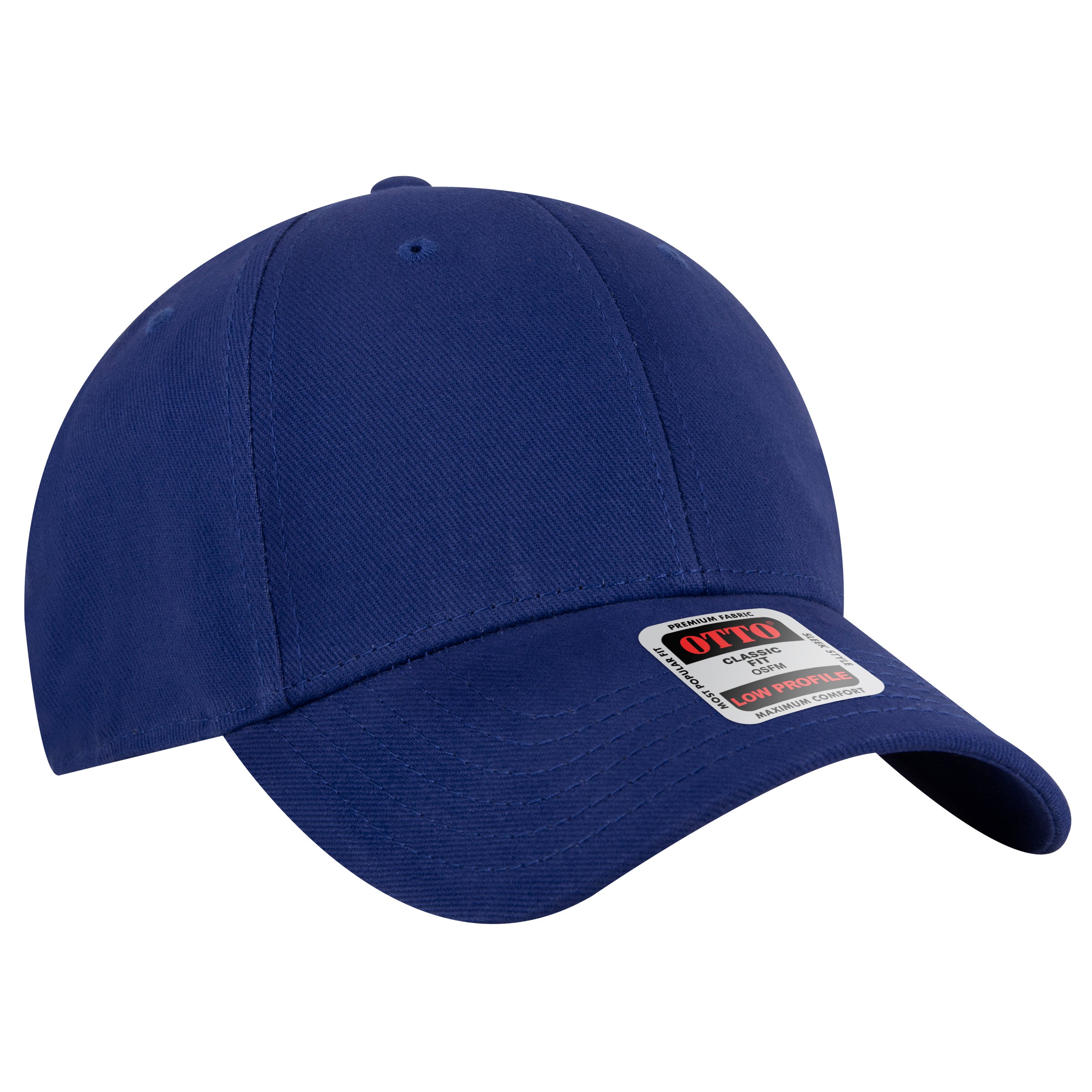 OTTO 6-Panel Low Profile Baseball Cap Durable Cotton Twill Snapback