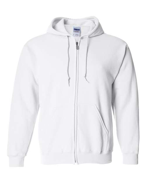 Gildan Heavy Blend Unisex Full-Zip Hooded Sweatshirt 18600