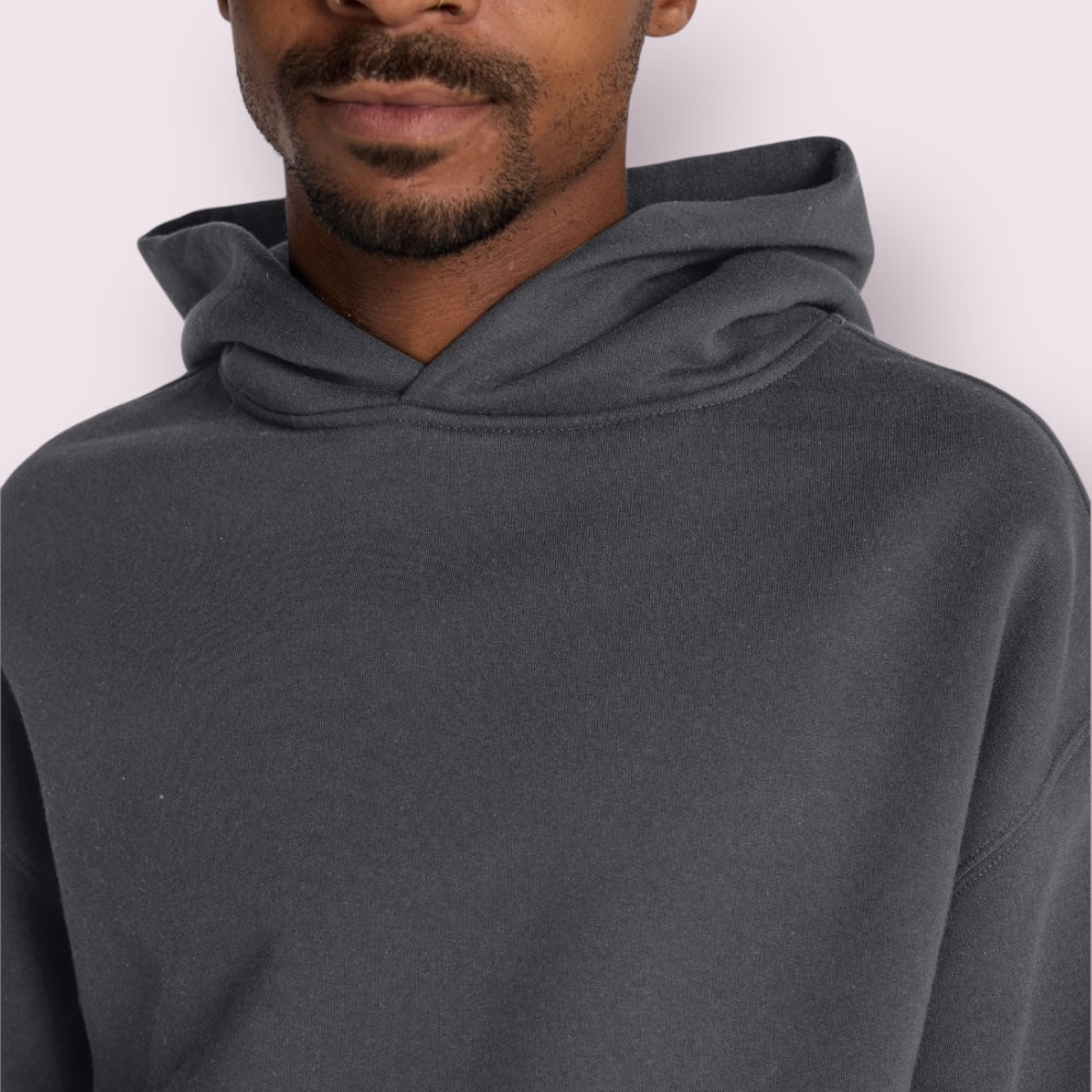 Blueprint Relaxed-Fit Unisex Hoodie 80% Cotton 20% Polyester Triple Polish