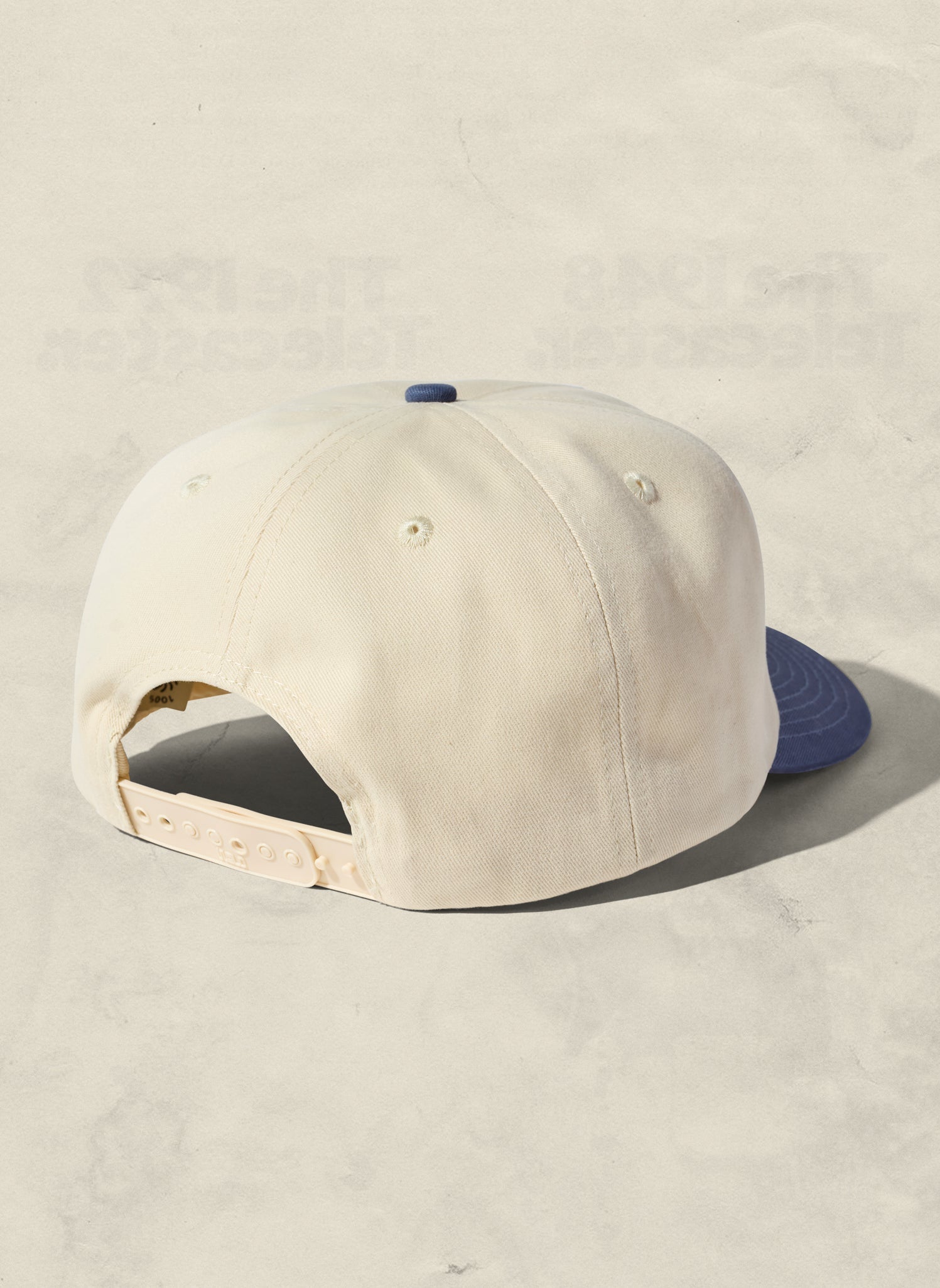 Two-Tone Brushed Cotton Workhorse Snapback Hat with Mesh Liner