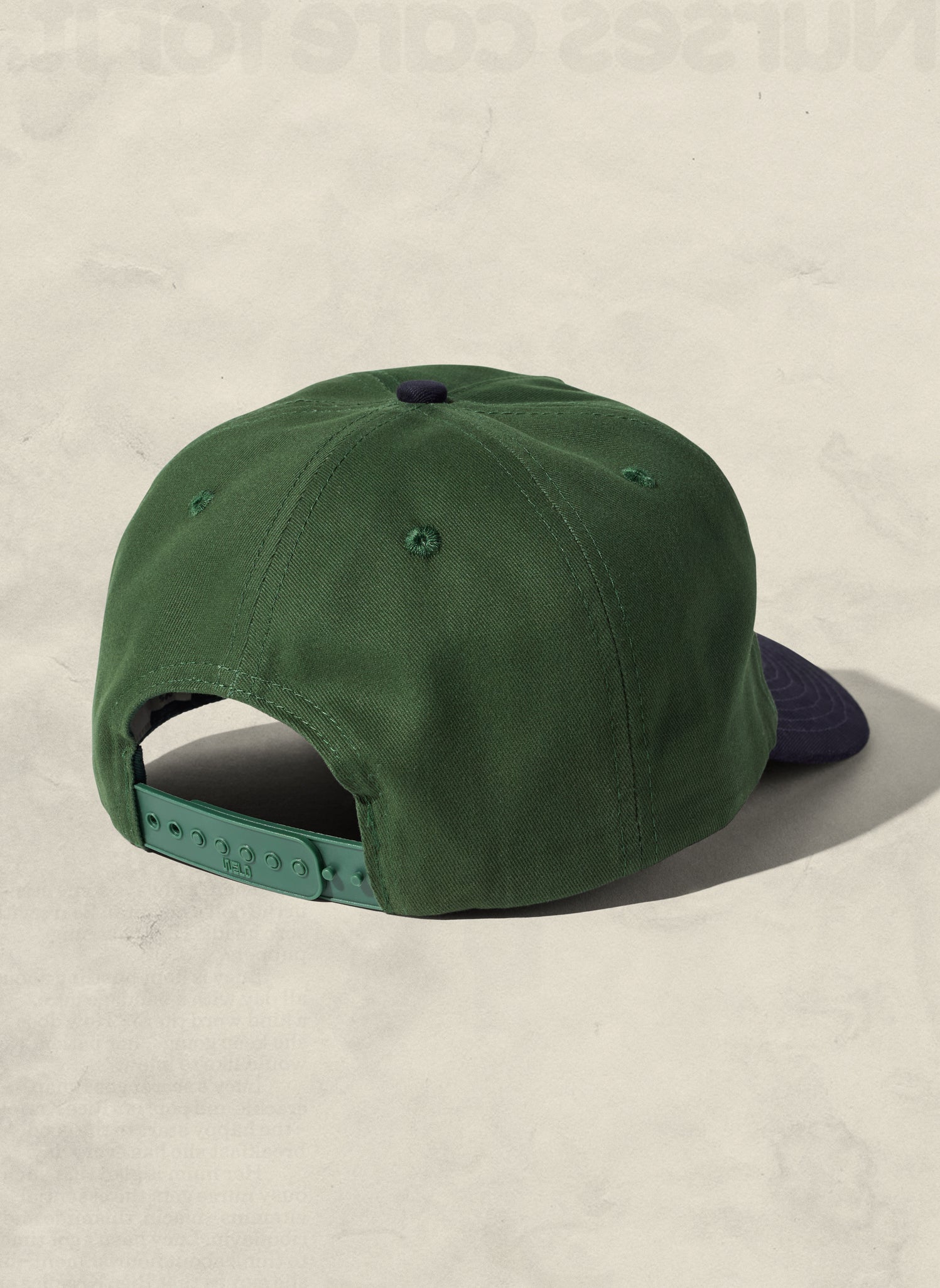 Two-Tone Brushed Cotton Workhorse Snapback Hat with Mesh Liner