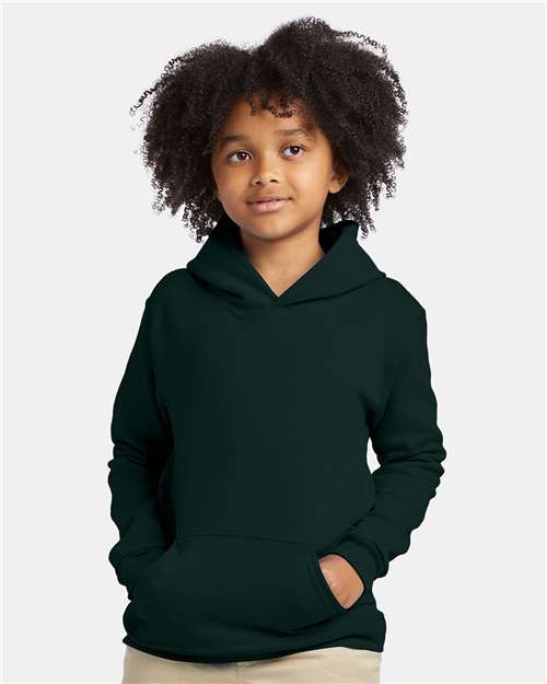 EcoSmart Youth Hooded Sweatshirt – Soft Sustainable Double‑Ply Comfort