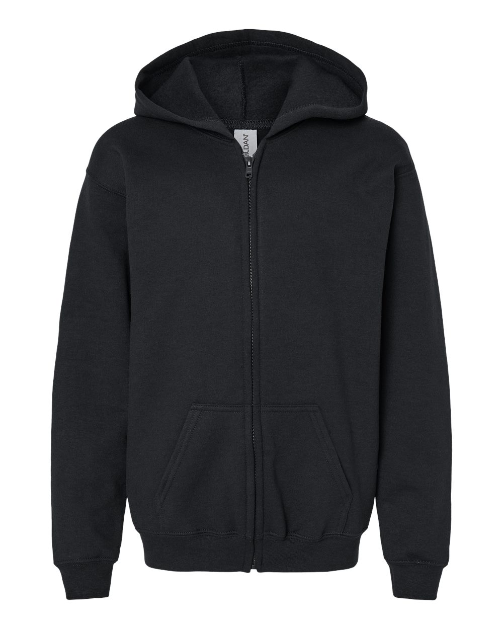 Gildan Youth Heavy Blend Full-Zip Hooded Sweatshirt: Durable Fleece for Kids