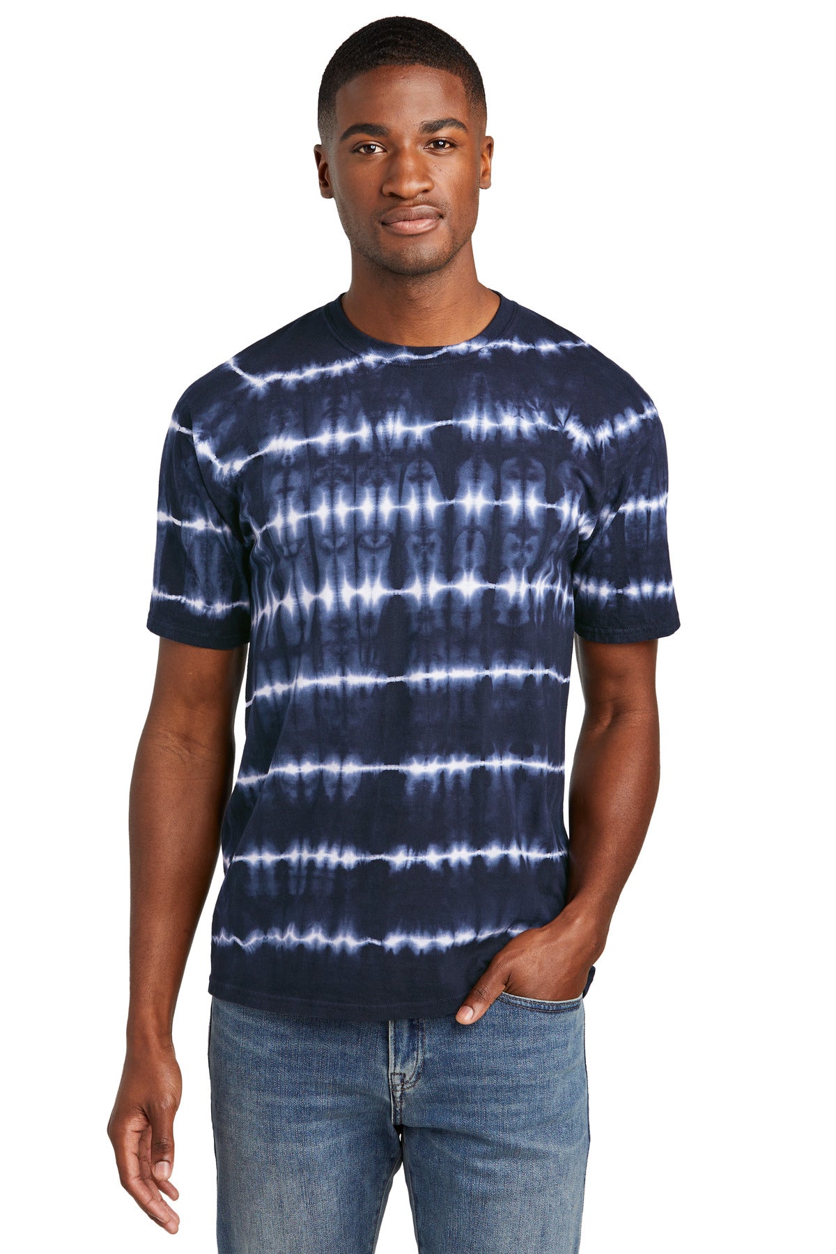 https://images.shirtspace.com/fullsize/0IzCVnUDDbq3HgPyNB2IOA%3D%3D/450786/21973-port-company-pc142-allover-stripe-tie-dye-tee-front-true-navy-white.jpg