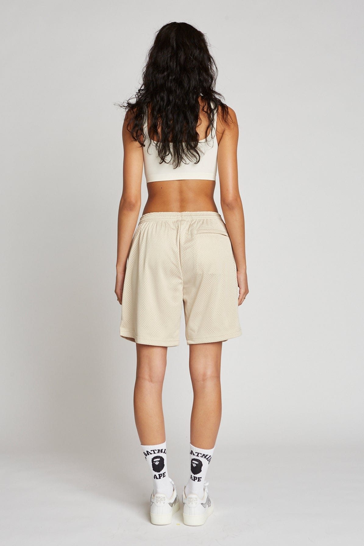 Premium 200 GSM Mesh Athletic Shorts with Zippered Pocket & 8-inch Inseam