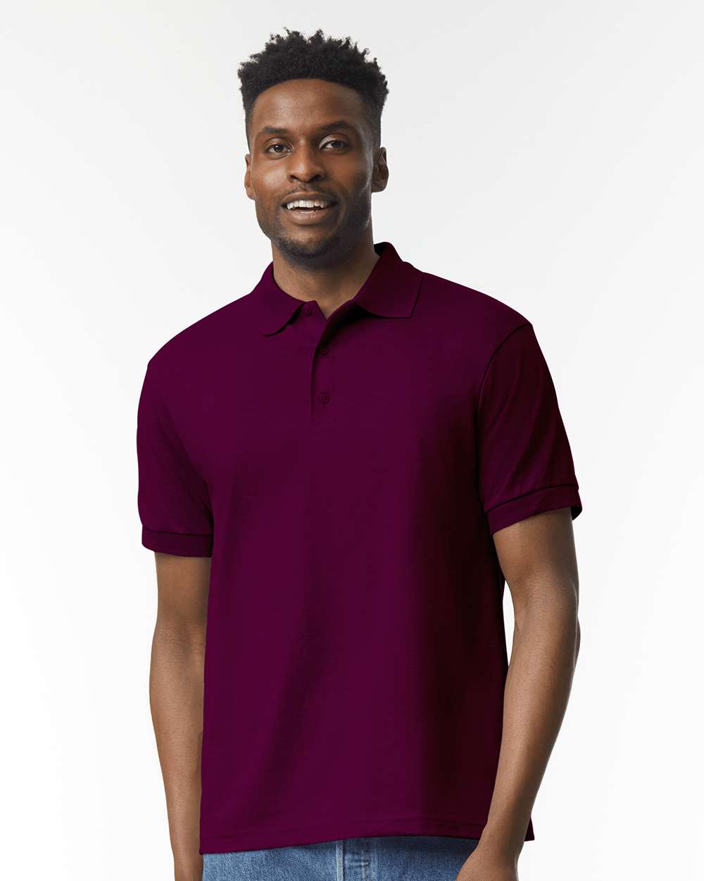 Gildan Unisex DryBlend Moisture-Wicking Jersey Polo Shirt for Comfort
