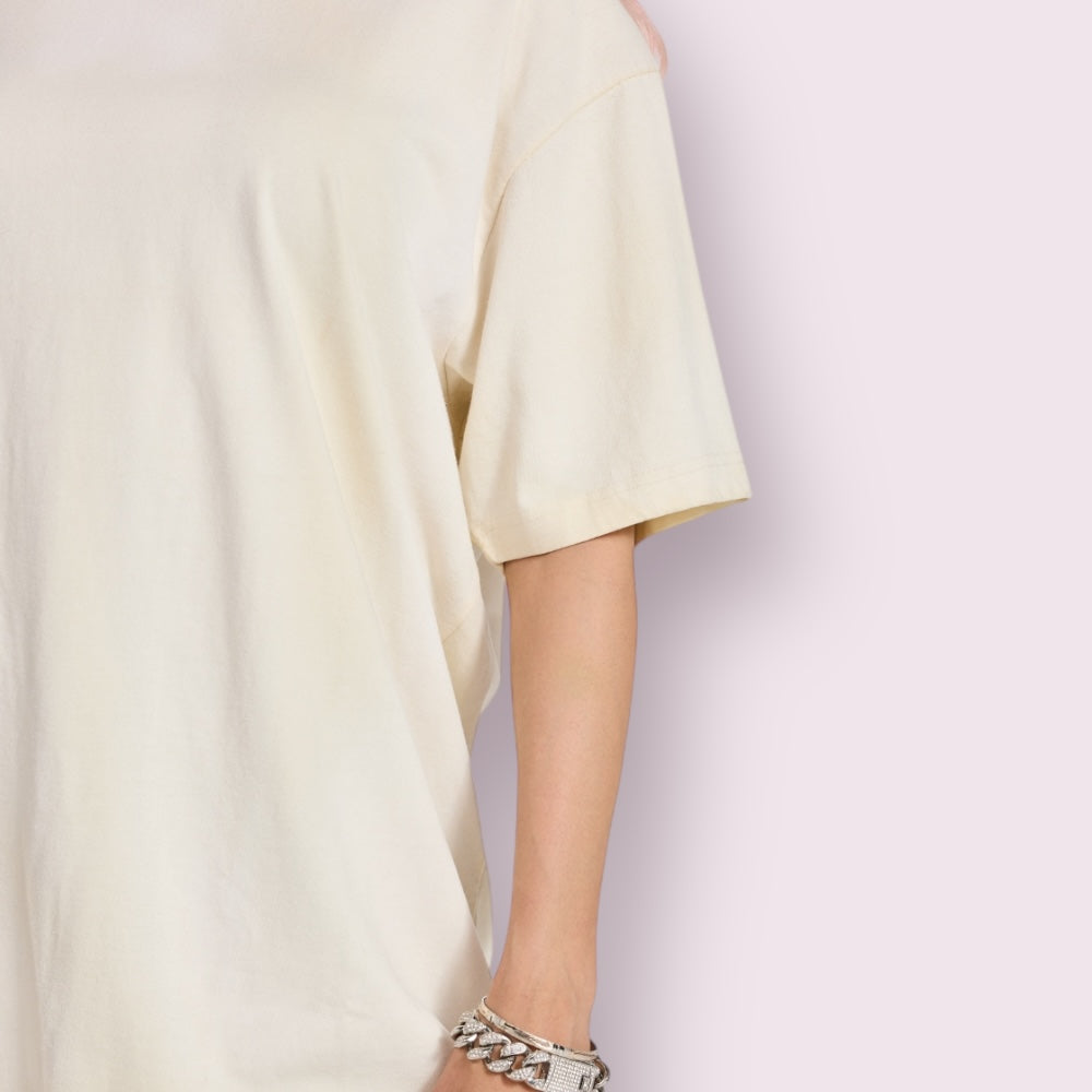 Luxe TS9000TA 100% Combed Cotton Tee with Bio-Polish Finish