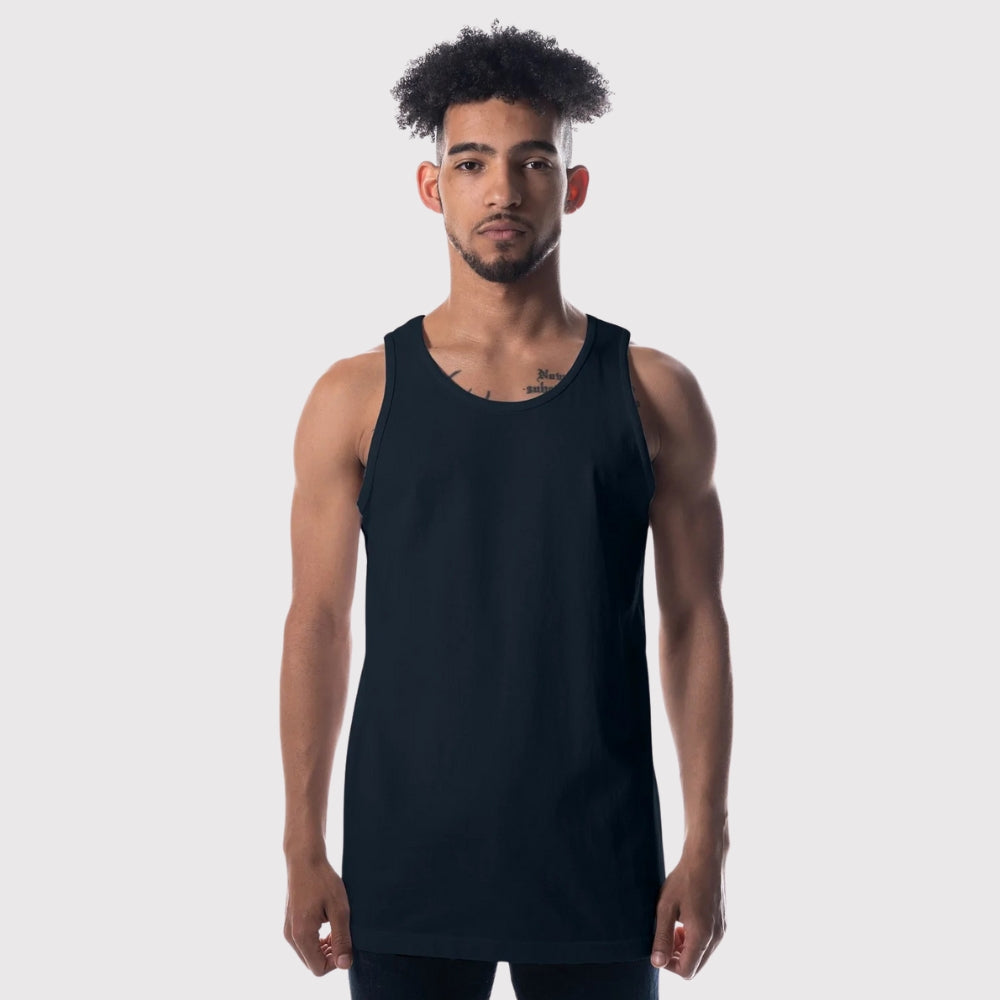 Men's Heavyweight 100% Open-End Cotton Classic Fit Tank Top Durable