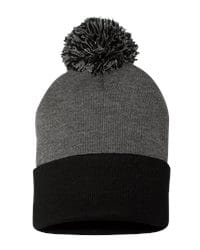 Richardson Chunk Twist Cuffed Beanie with Pom-Pom and Slouch