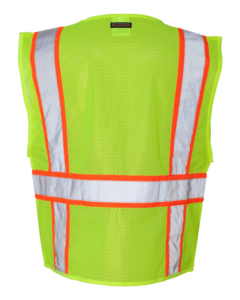 Kishigo Ultra-Cool™ High Visibility Safety Vest, Solid Front Mesh Back, ANSI Class 2