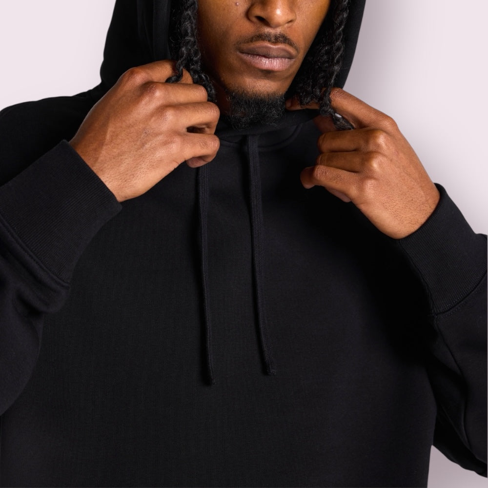 Creator Relax-Fit 12oz Triple Bio-Polish Unisex Hoodie Combed Cotton Blend