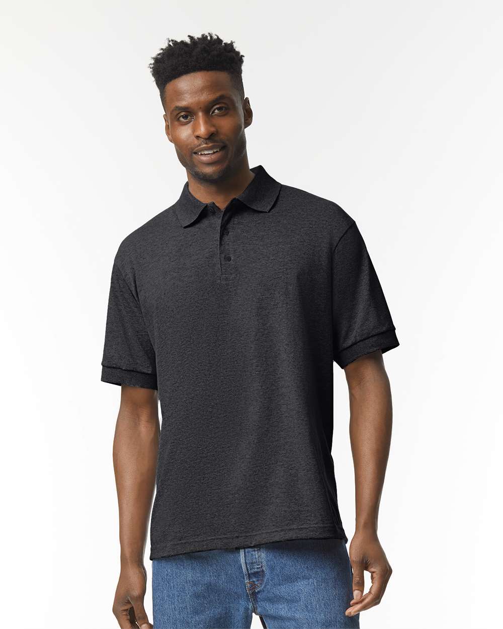 Gildan Unisex DryBlend Moisture-Wicking Jersey Polo Shirt for Comfort