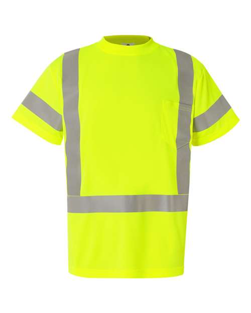 Kishigo Unisex Class 3 Reflective Safety T-Shirt with Pocket