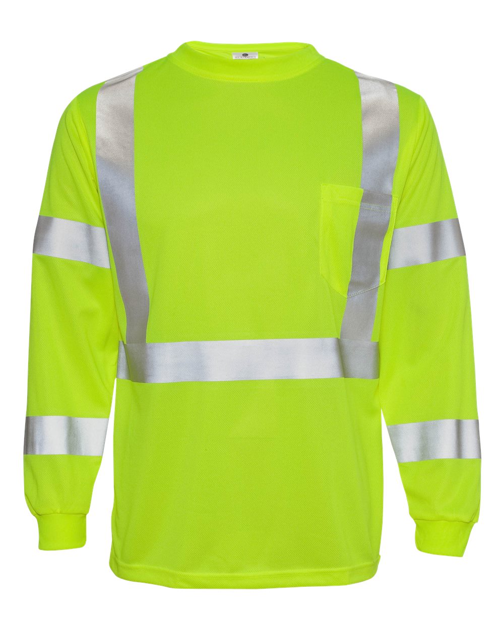 Kishigo Unisex Class 3 High-Visibility Long Sleeve Safety T-Shirt - Moisture-Wicking
