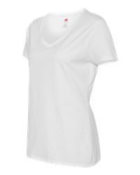 Hanes Women's Perfect-T V-Neck T-Shirt: Soft Ring-Spun Cotton, Feminine Fit
