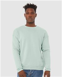 Cozy Unisex Sponge Fleece Drop Shoulder Crewneck Sweatshirt: Ultimate Comfort, Relaxed Fit
