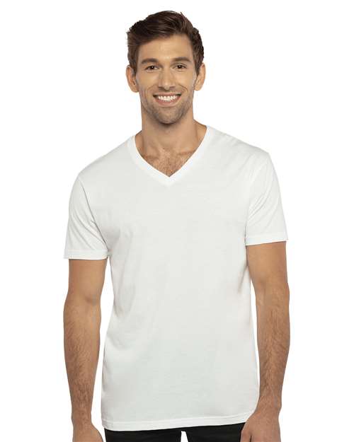 Next Level Unisex Cotton V‑Neck T‑Shirt 3200