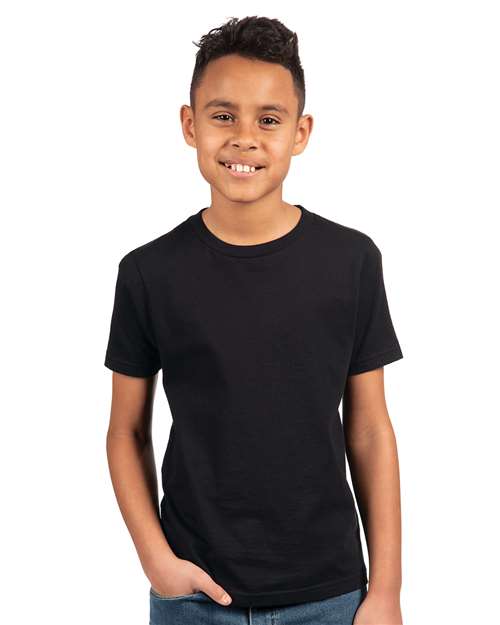 Premium Soft Youth 100% Combed Cotton Jersey T-Shirt Next Level 3310