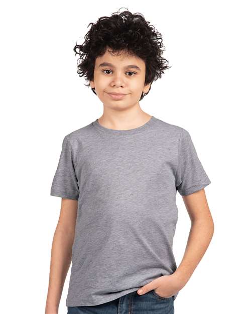 Premium Soft Youth 100% Combed Cotton Jersey T-Shirt Next Level 3310