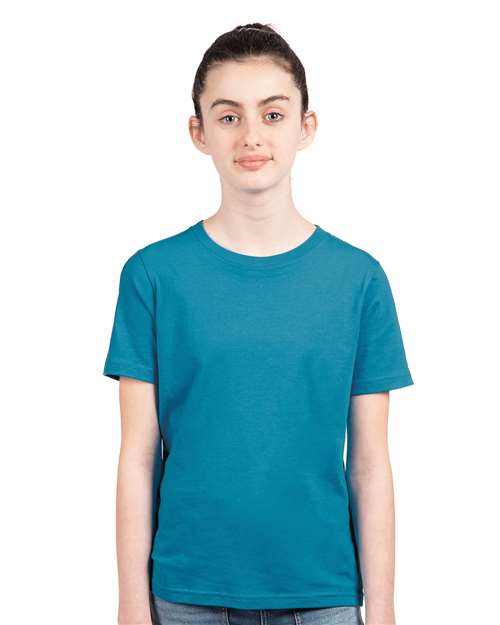 Premium Soft Youth 100% Combed Cotton Jersey T-Shirt Next Level 3310