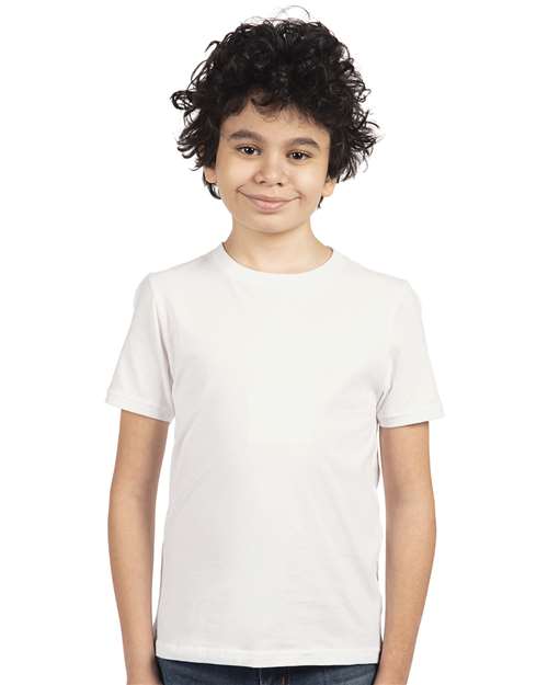 Premium Soft Youth 100% Combed Cotton Jersey T-Shirt Next Level 3310