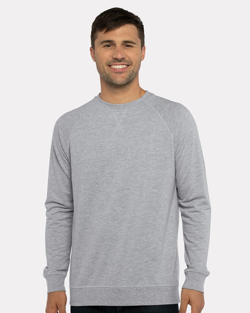 Next Level Unisex Laguna Soft Fleece Raglan Crewneck Sweatshirt for Comfort