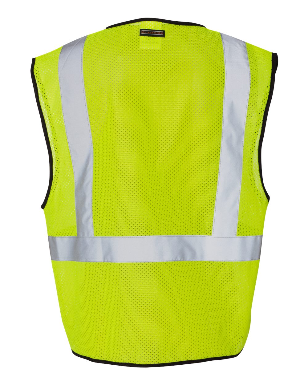 Kishigo ANSI/ISEA Class 2 High-Visibility Mesh Safety Vest with Zipper Closure