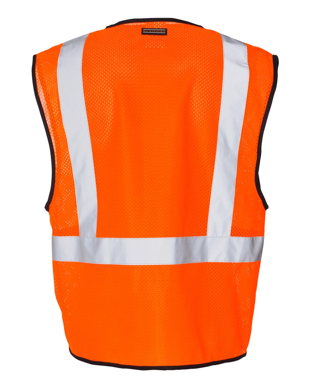 Kishigo ANSI/ISEA Class 2 High-Visibility Mesh Safety Vest with Zipper Closure