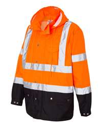 Kishigo Unisex Storm Stopper Waterproof Reflective Rainwear Jacket
