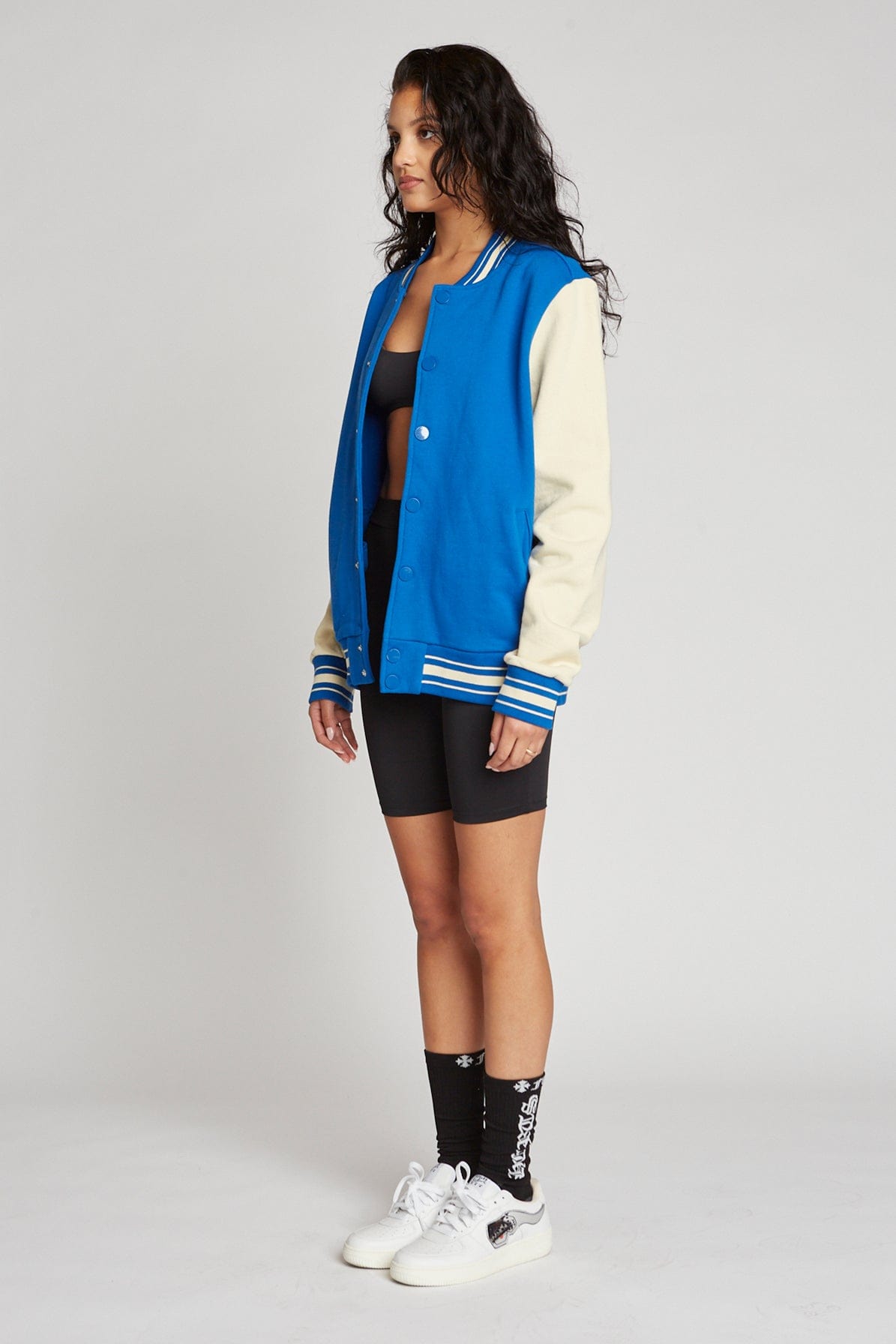 Vintage Cotton Letterman Jacket 16oz Almond Oil Sleeves Classic