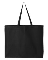 12L Cotton Canvas Gusseted Tote Bag with 23-inch Handles