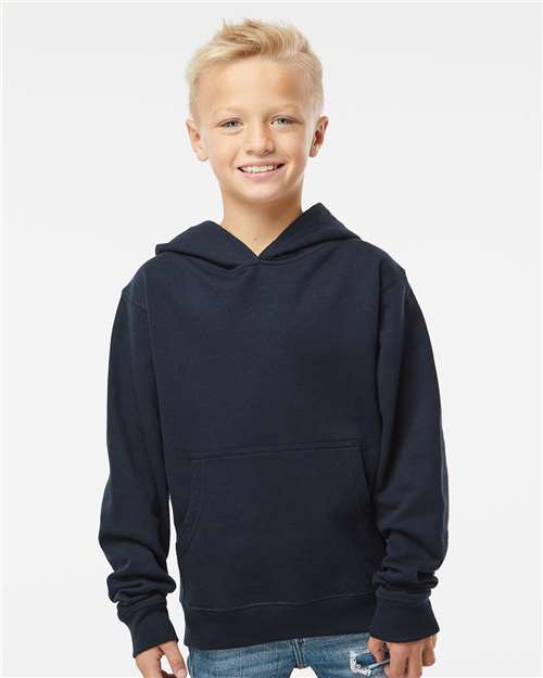Independent Trading Co. Youth Midweight Hooded Sweatshirt Cotton Blend