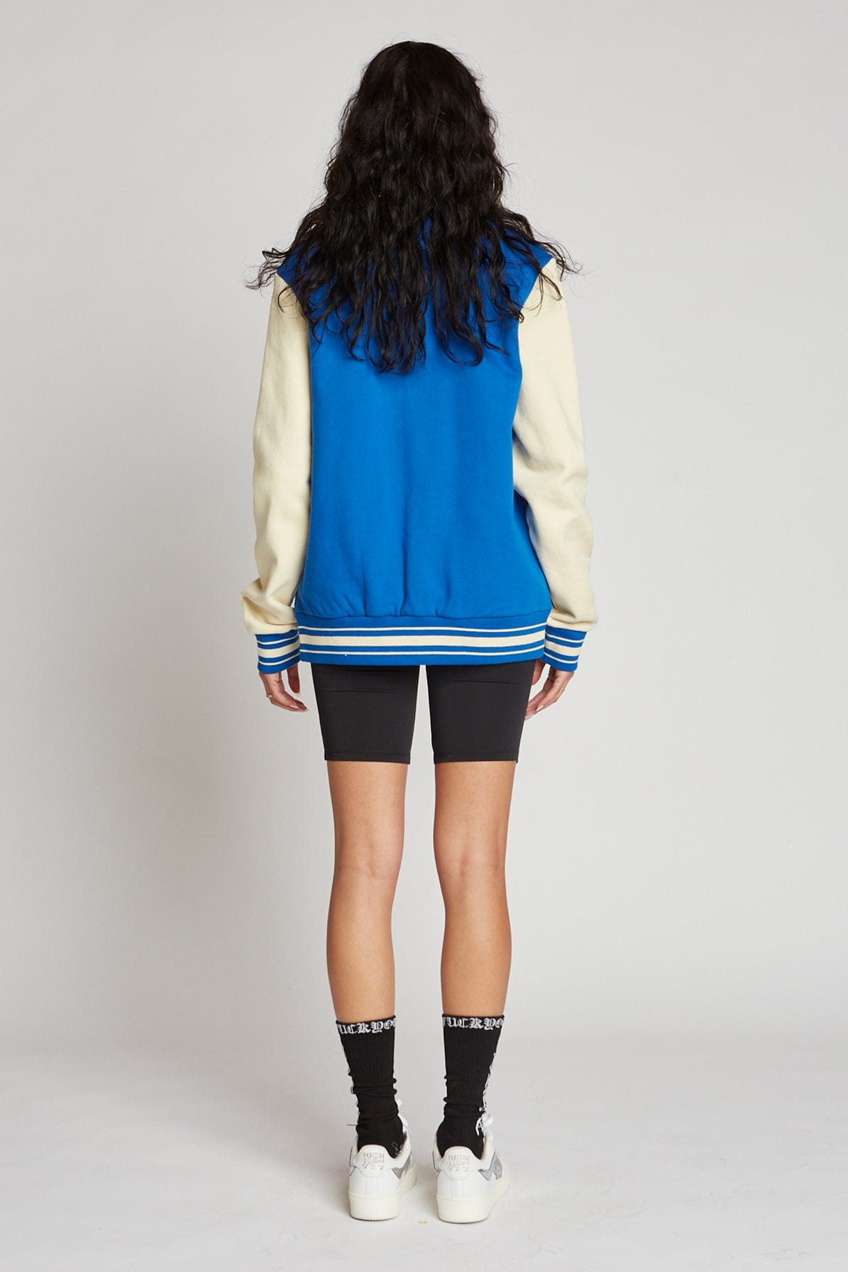Vintage Cotton Letterman Jacket 16oz Almond Oil Sleeves Classic