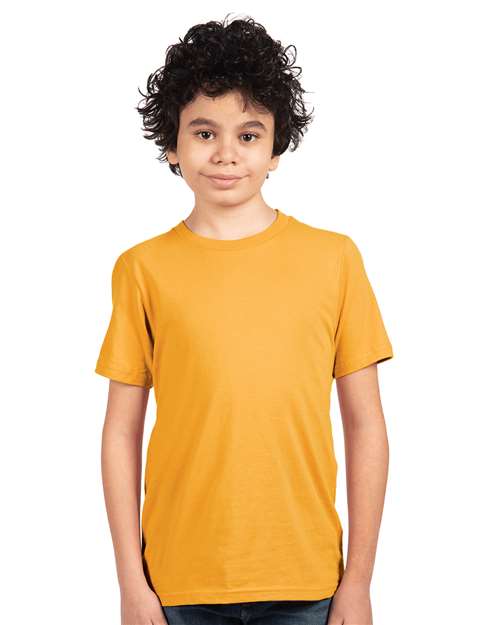Premium Soft Youth 100% Combed Cotton Jersey T-Shirt Next Level 3310