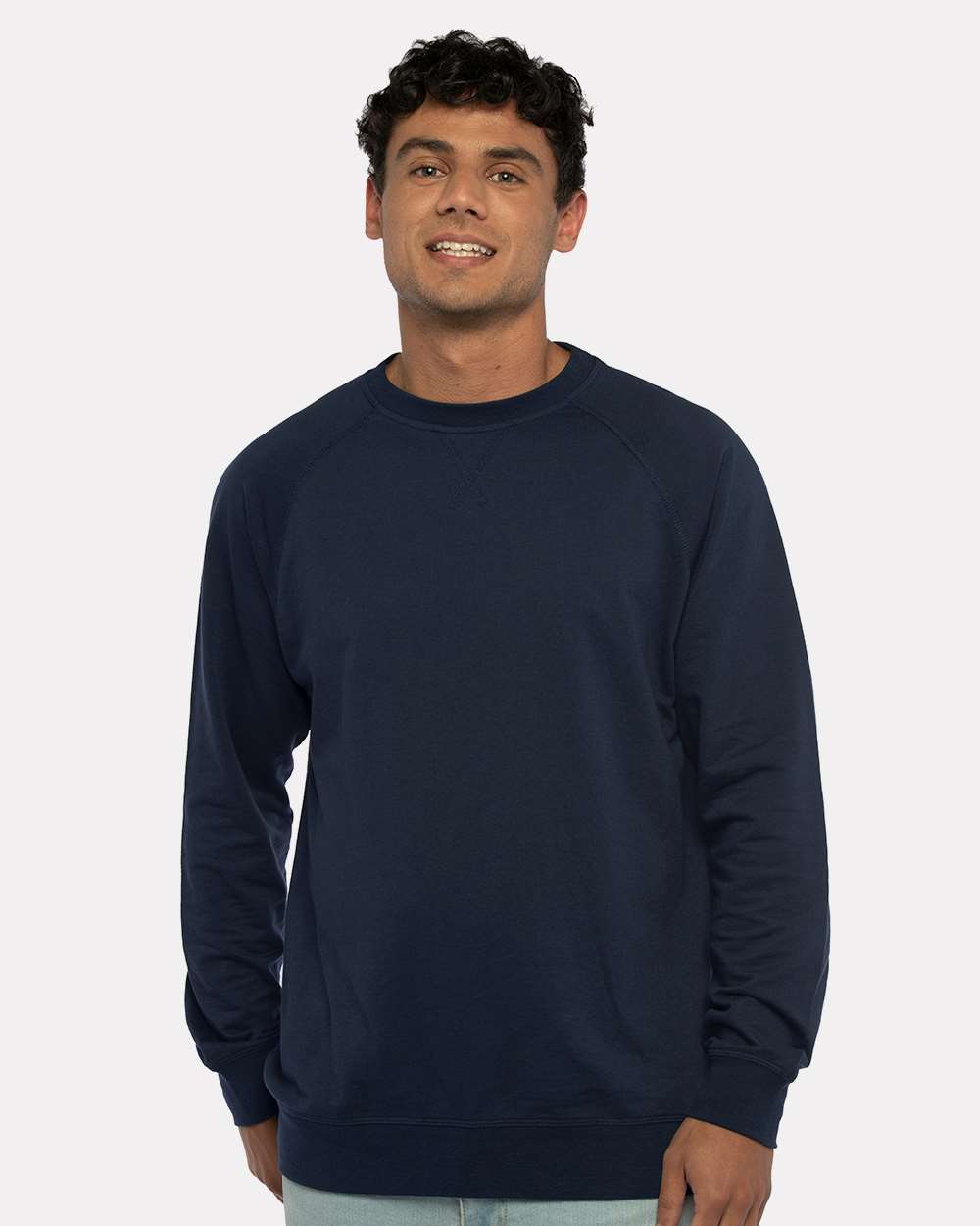 Next Level Unisex Laguna Soft Fleece Raglan Crewneck Sweatshirt for Comfort