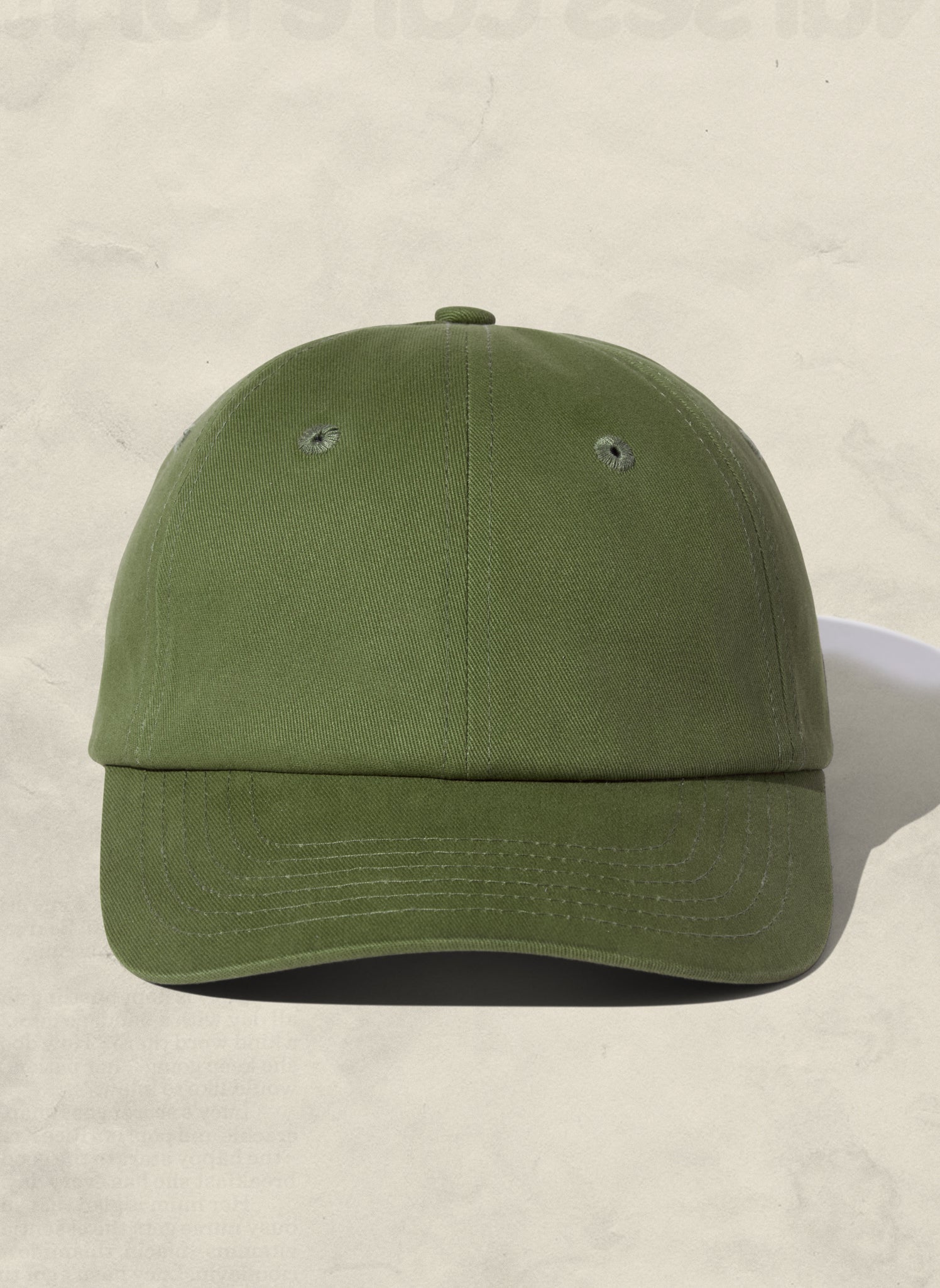 Brushed Cotton Classic Dad Hat with Adjustable Brass Closure