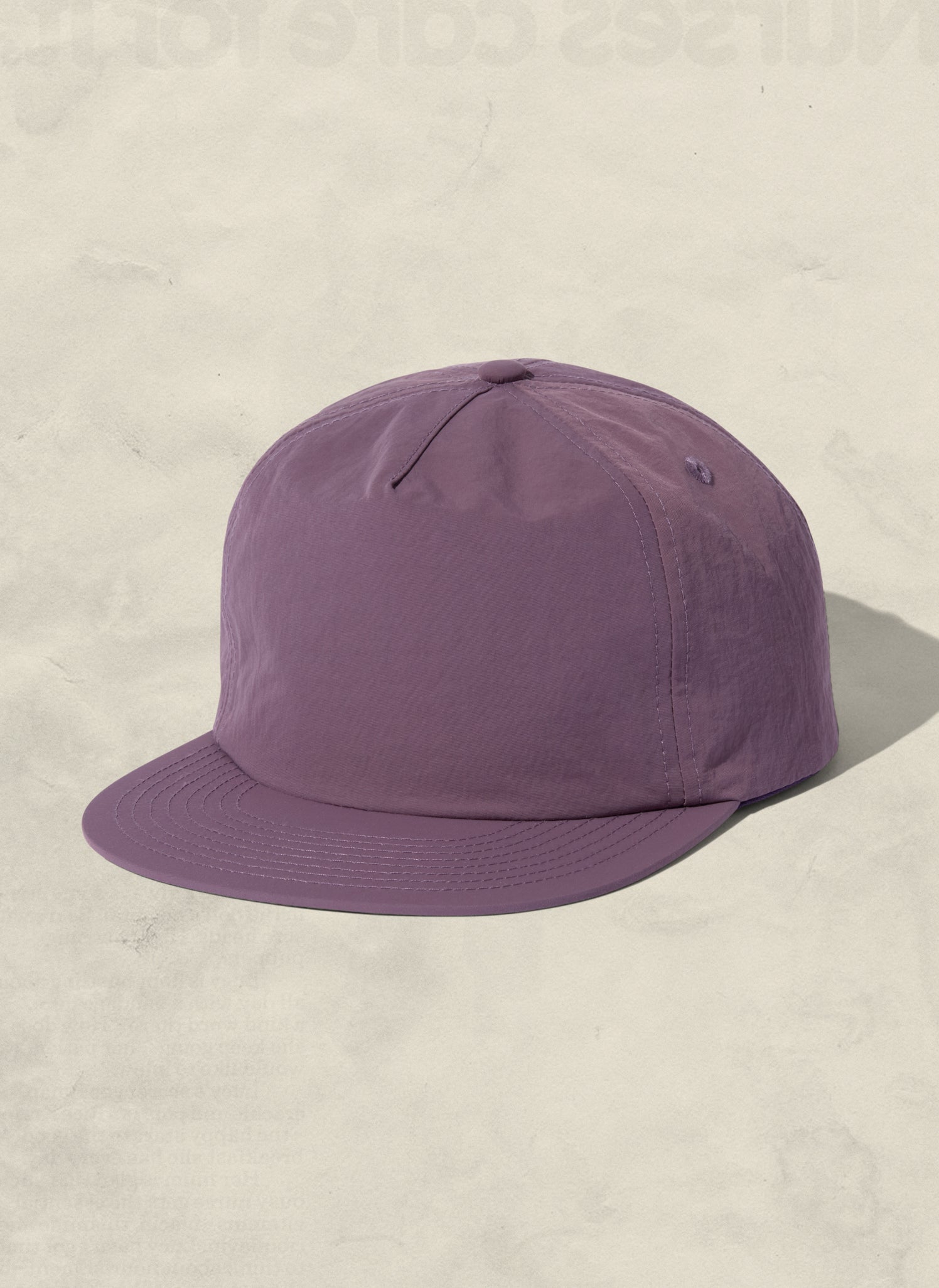 Nylon Field Trip Snapback Hat - Lightweight 5-Panel Adjustable Cap