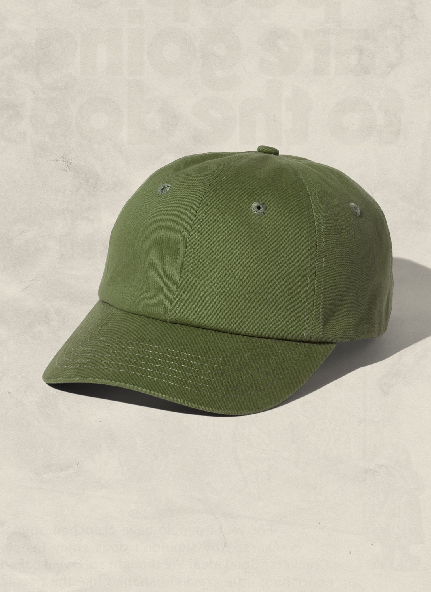 Brushed Cotton Classic Dad Hat with Adjustable Brass Closure