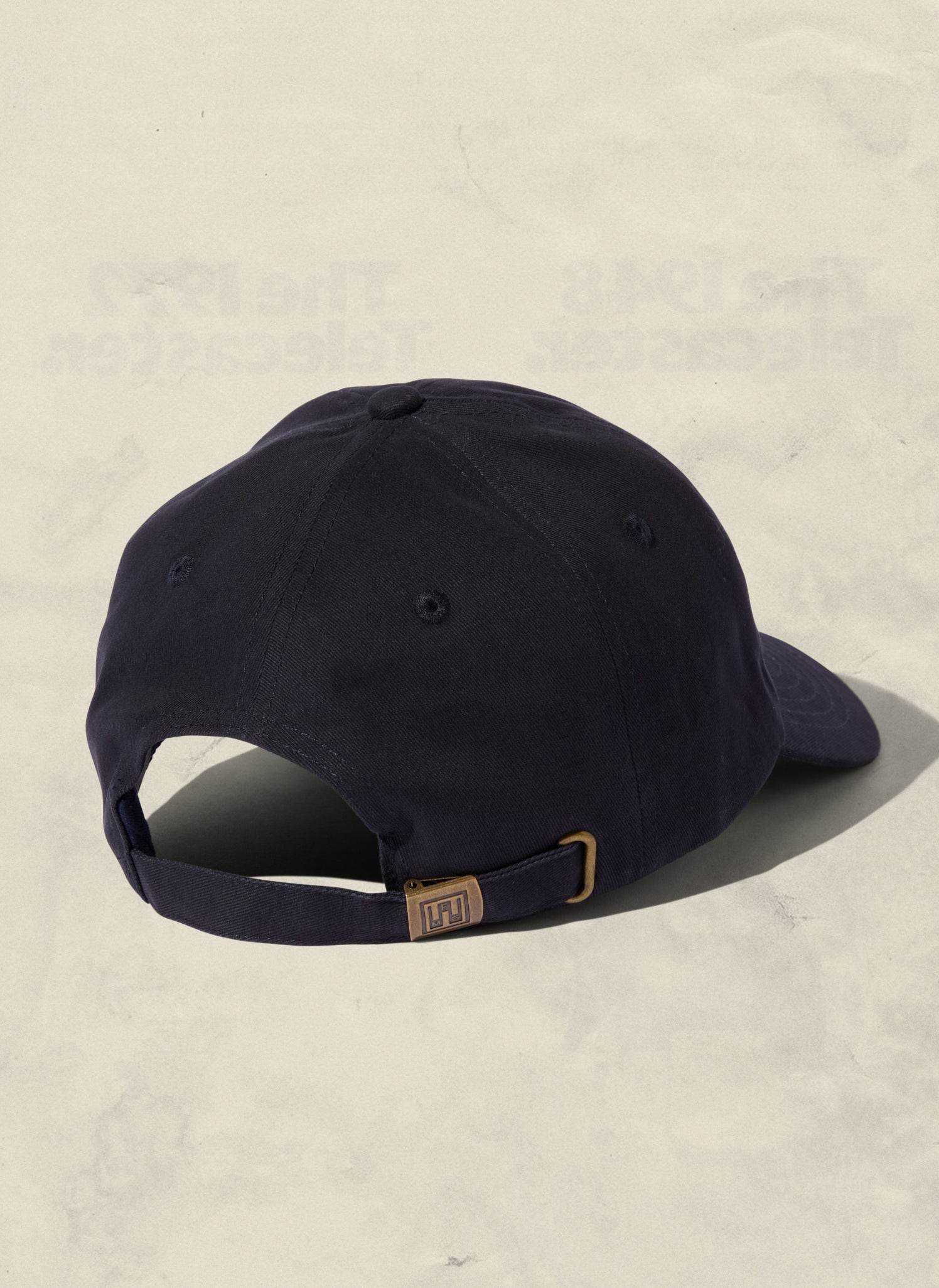 Brushed Cotton Classic Dad Hat with Adjustable Brass Closure