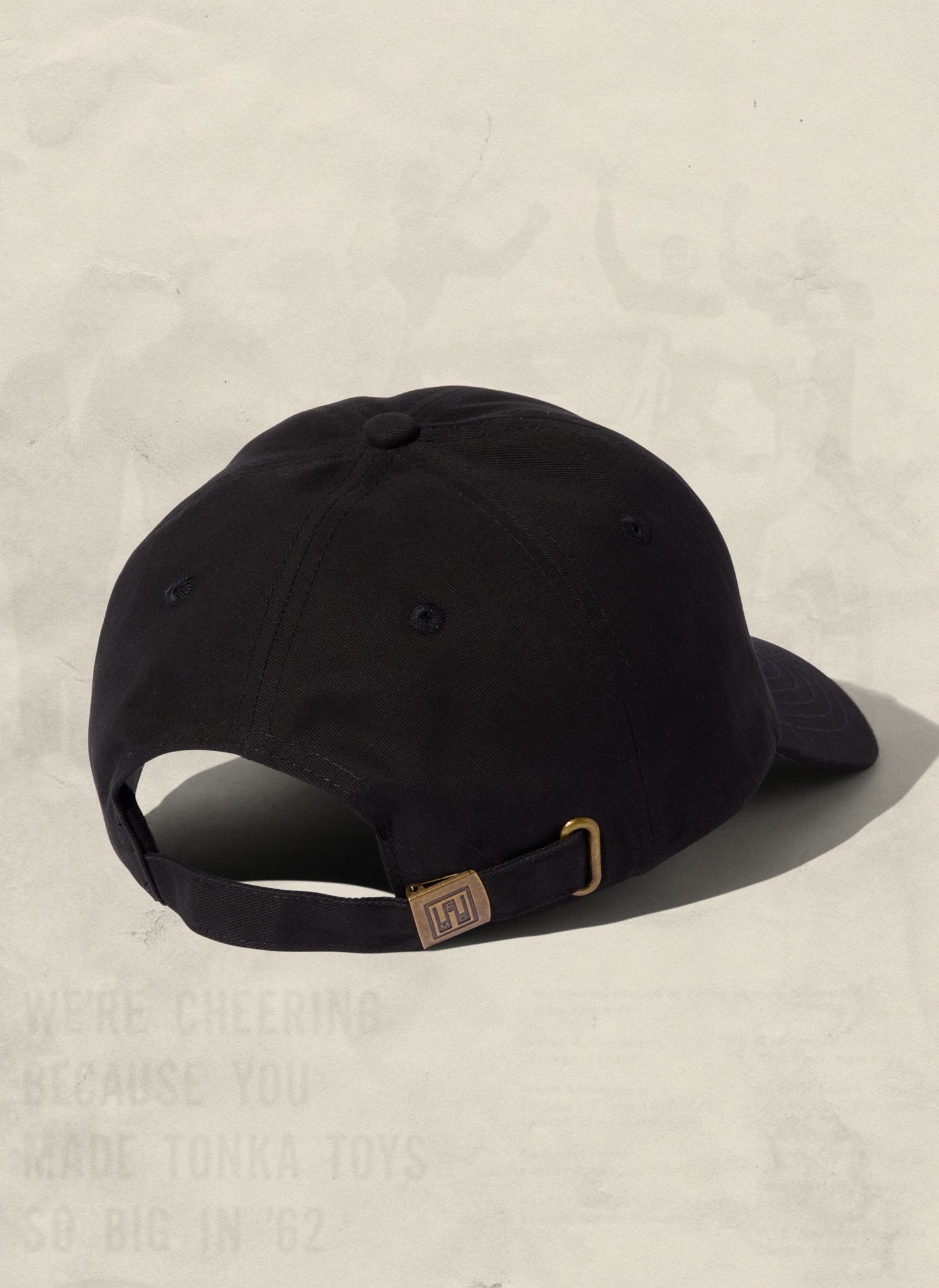 Brushed Cotton Classic Dad Hat with Adjustable Brass Closure