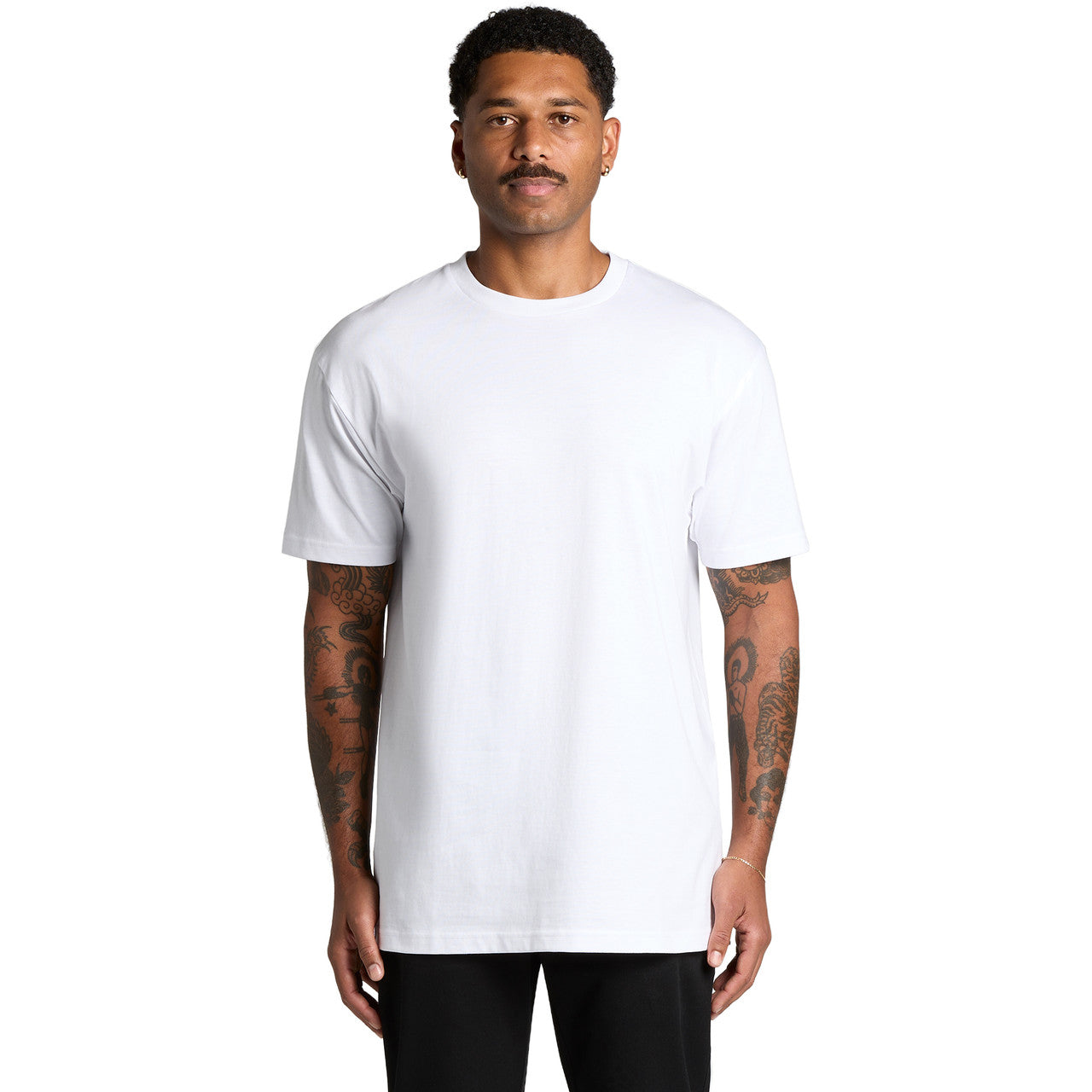 AS Colour Men's Block Tubular Tee: Premium Carded Cotton, Regular Fit, Preshrunk