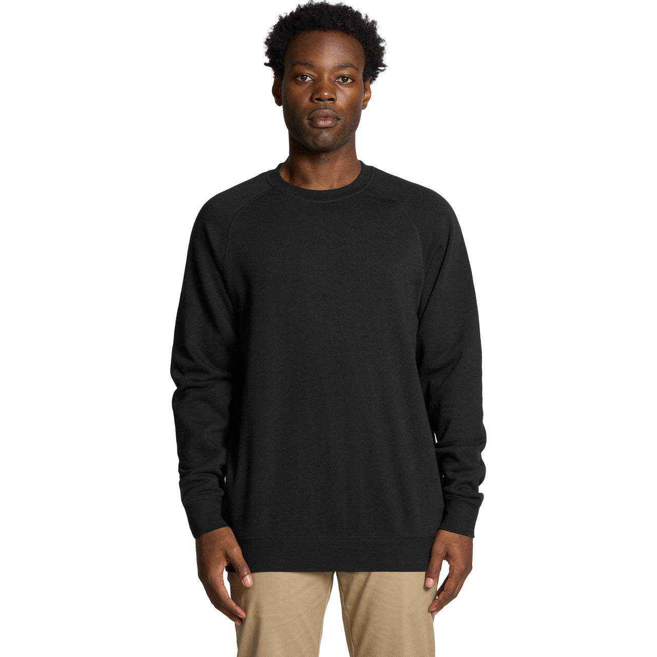 AS Colour Supply Crew Sweatshirt: Mid-Weight, Anti-Pill Fleece, Raglan Sleeves