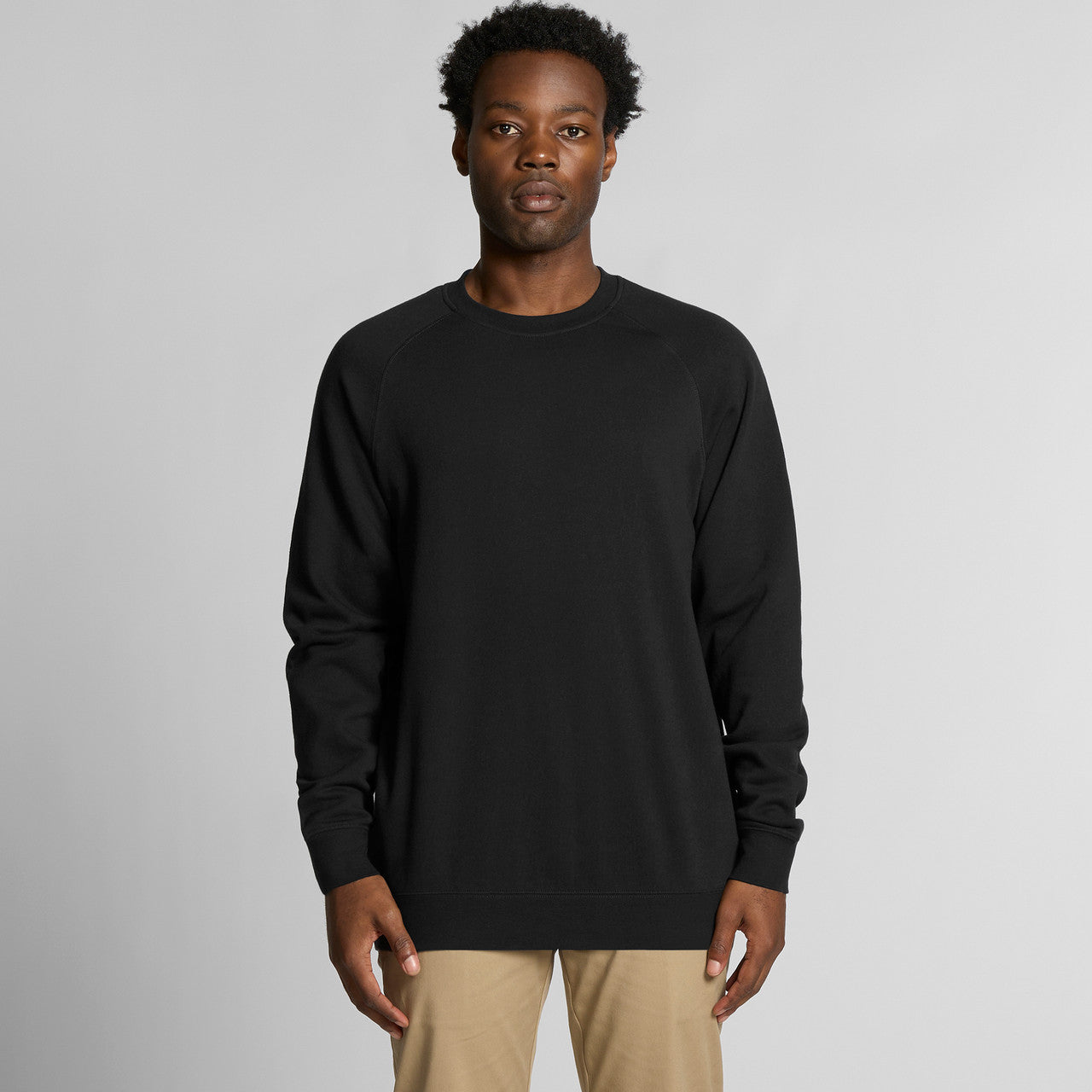 AS Colour Supply Crew Sweatshirt: Mid-Weight, Anti-Pill Fleece, Raglan Sleeves