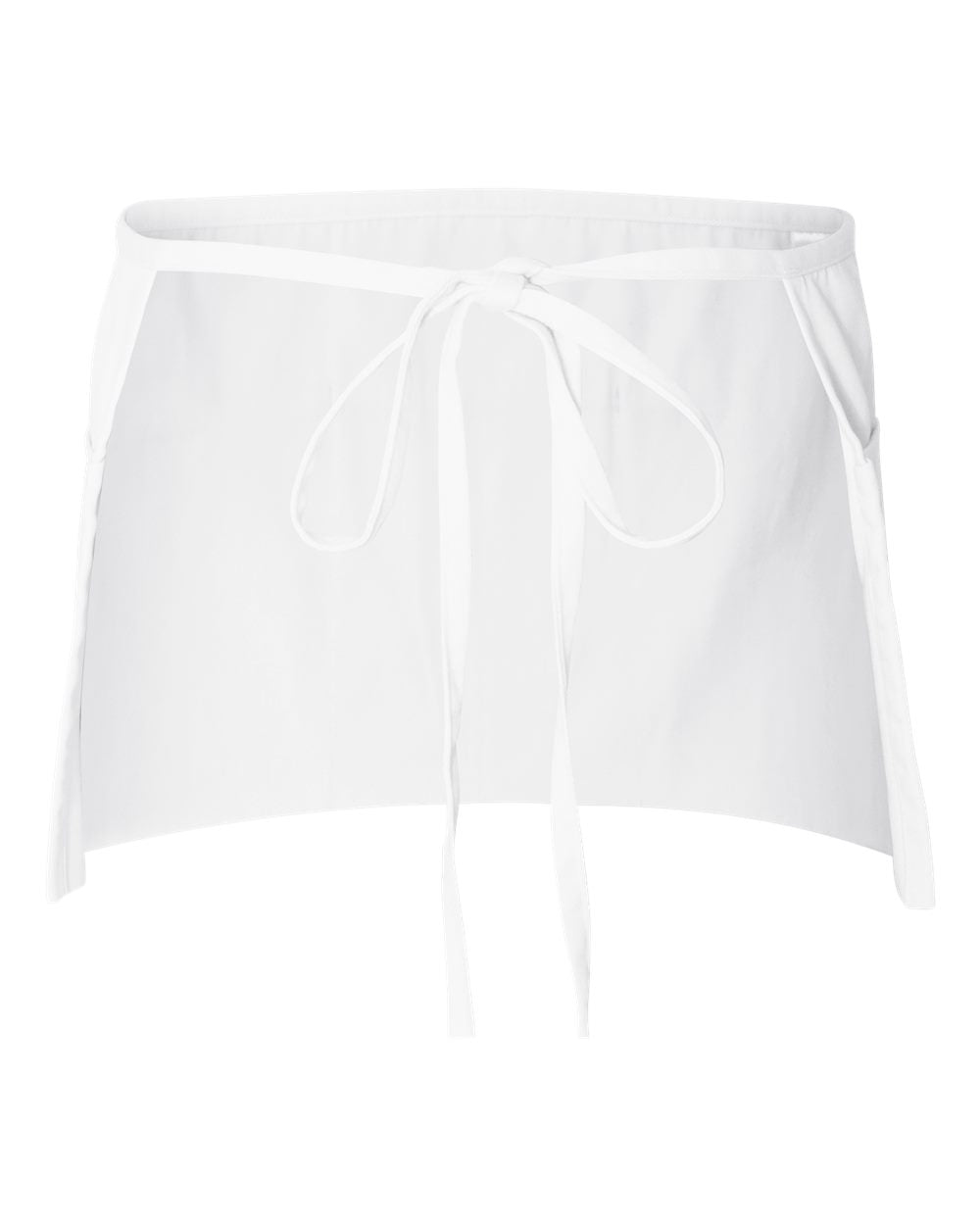 Q-Tees Heavy-Duty Waist Apron with Three Pockets and Ties